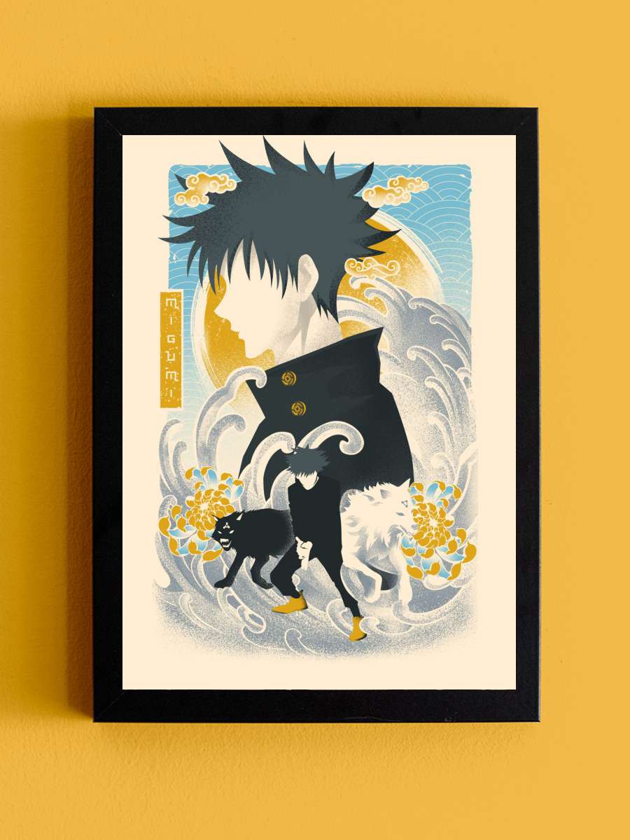 Musha e Fushiguro Anime Tablo Siyah Çerçeveli Yüksek Kalite Anime Duvar Poster Tablo - En İyi Fiyatlarla