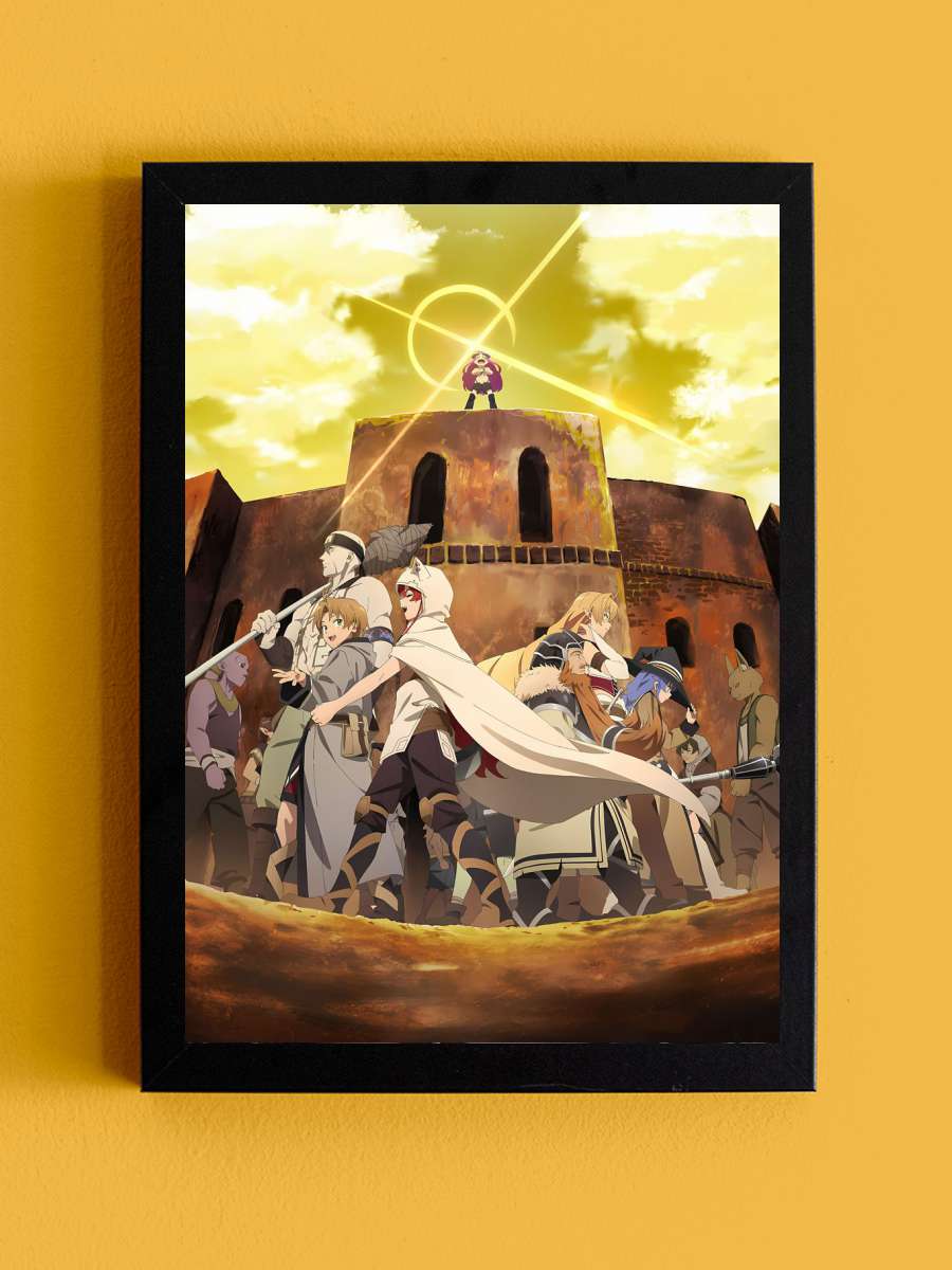 Mushoku Adventure II Anime Tablo Siyah Çerçeveli Yüksek Kalite Anime Duvar Poster Tablo - En İyi Fiyatlarla