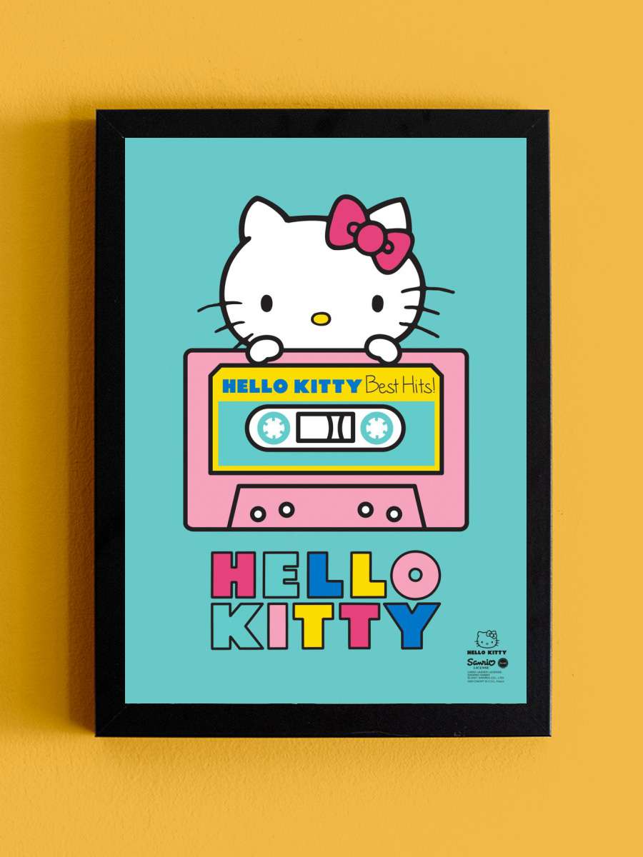 Music Tape Anime Tablo Siyah Çerçeveli Yüksek Kalite Anime Duvar Poster Tablo - En İyi Fiyatlarla