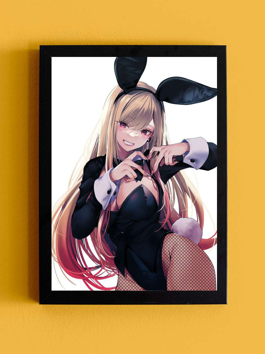 My Dress up Darling Anime Tablo Siyah Çerçeveli Yüksek Kalite Anime Duvar Poster Tablo - En İyi Fiyatlarla