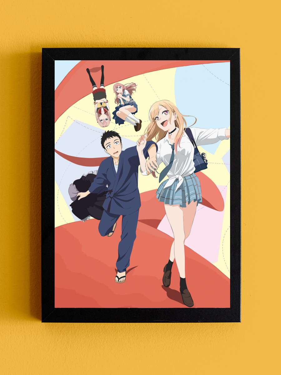 My Dress Up Darling Anime Tablo Siyah Çerçeveli Yüksek Kalite Anime Duvar Poster Tablo - En İyi Fiyatlarla