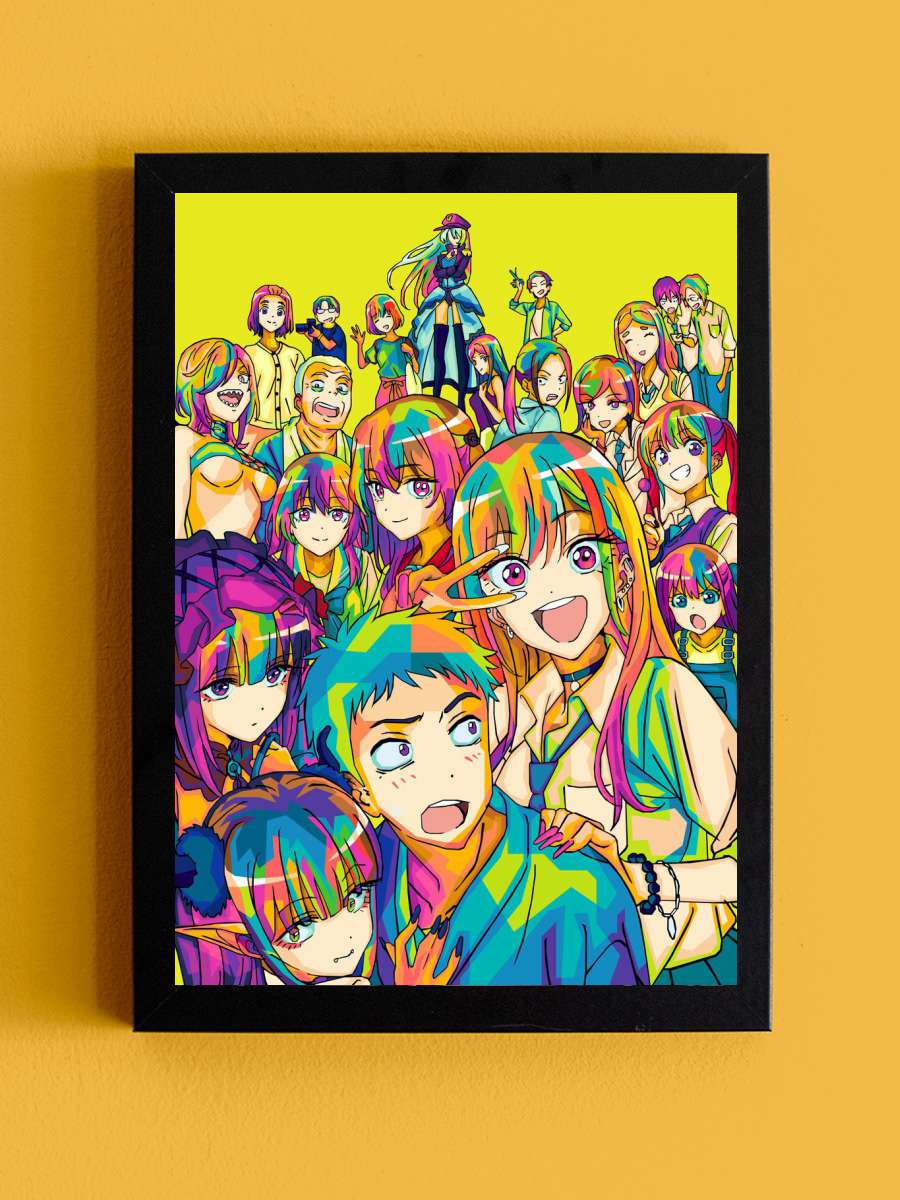 My DressUp Darling Anime Tablo Siyah Çerçeveli Yüksek Kalite Anime Duvar Poster Tablo - En İyi Fiyatlarla