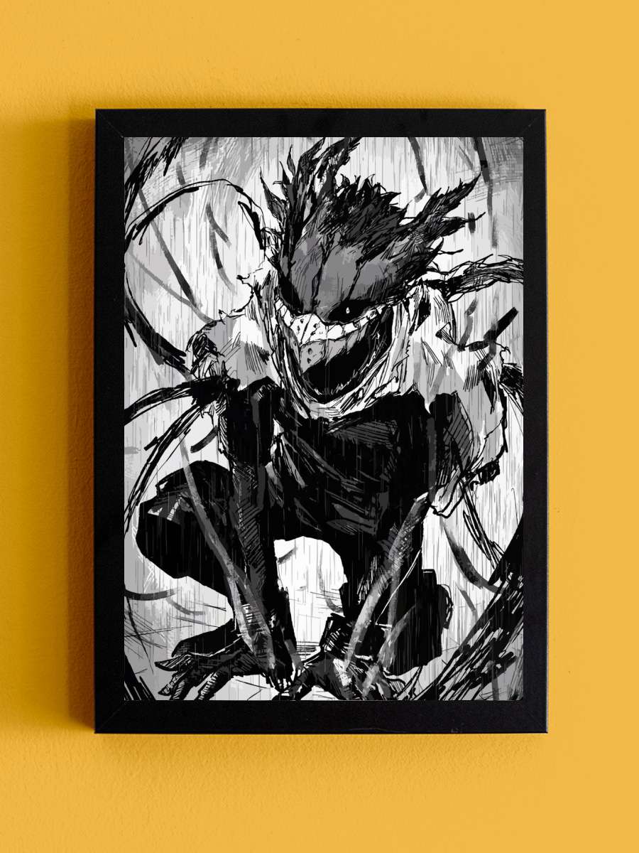 My Hero Academia Manga Anime Tablo Siyah Çerçeveli Yüksek Kalite Anime Duvar Poster Tablo - En İyi Fiyatlarla