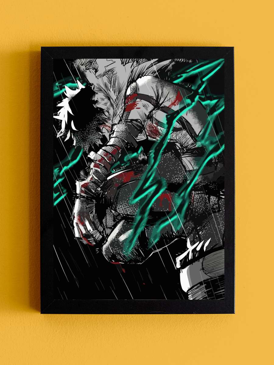 My Hero Academia Anime Tablo Siyah Çerçeveli Yüksek Kalite Anime Duvar Poster Tablo - En İyi Fiyatlarla