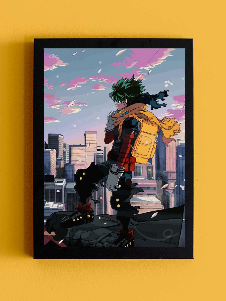My Hero Academia Anime Tablo Siyah Çerçeveli Yüksek Kalite Anime Duvar Poster Tablo - En İyi Fiyatlarla