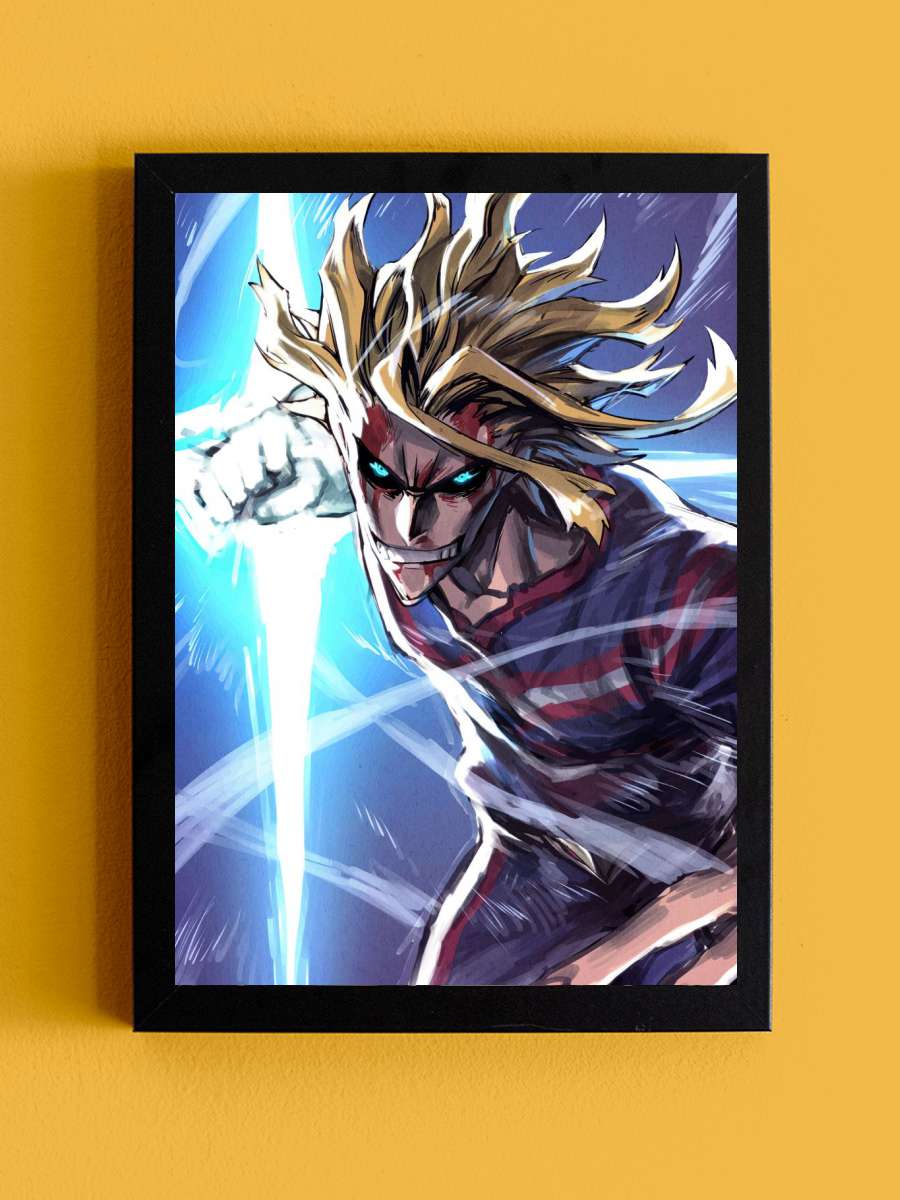 My Hero Academia Anime Tablo Siyah Çerçeveli Yüksek Kalite Anime Duvar Poster Tablo - En İyi Fiyatlarla
