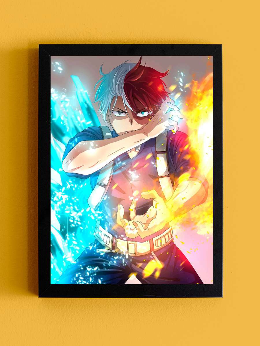 My Hero Academia Anime Tablo Siyah Çerçeveli Yüksek Kalite Anime Duvar Poster Tablo - En İyi Fiyatlarla