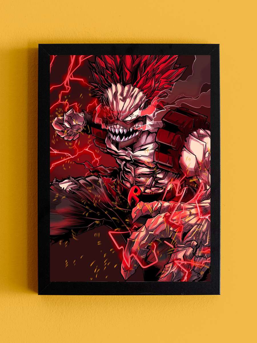 my hero academia Anime Tablo Siyah Çerçeveli Yüksek Kalite Anime Duvar Poster Tablo - En İyi Fiyatlarla