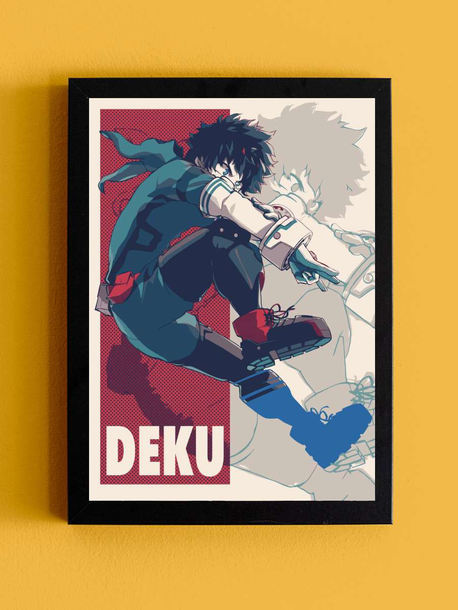 My Hero Academia Anime Tablo Siyah Çerçeveli Yüksek Kalite Anime Duvar Poster Tablo - En İyi Fiyatlarla