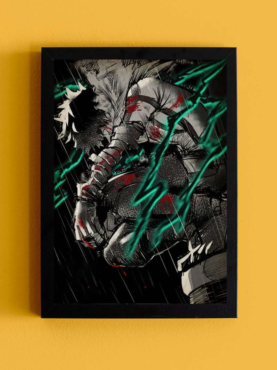 My Hero Academia Anime Tablo Siyah Çerçeveli Yüksek Kalite Anime Duvar Poster Tablo - En İyi Fiyatlarla