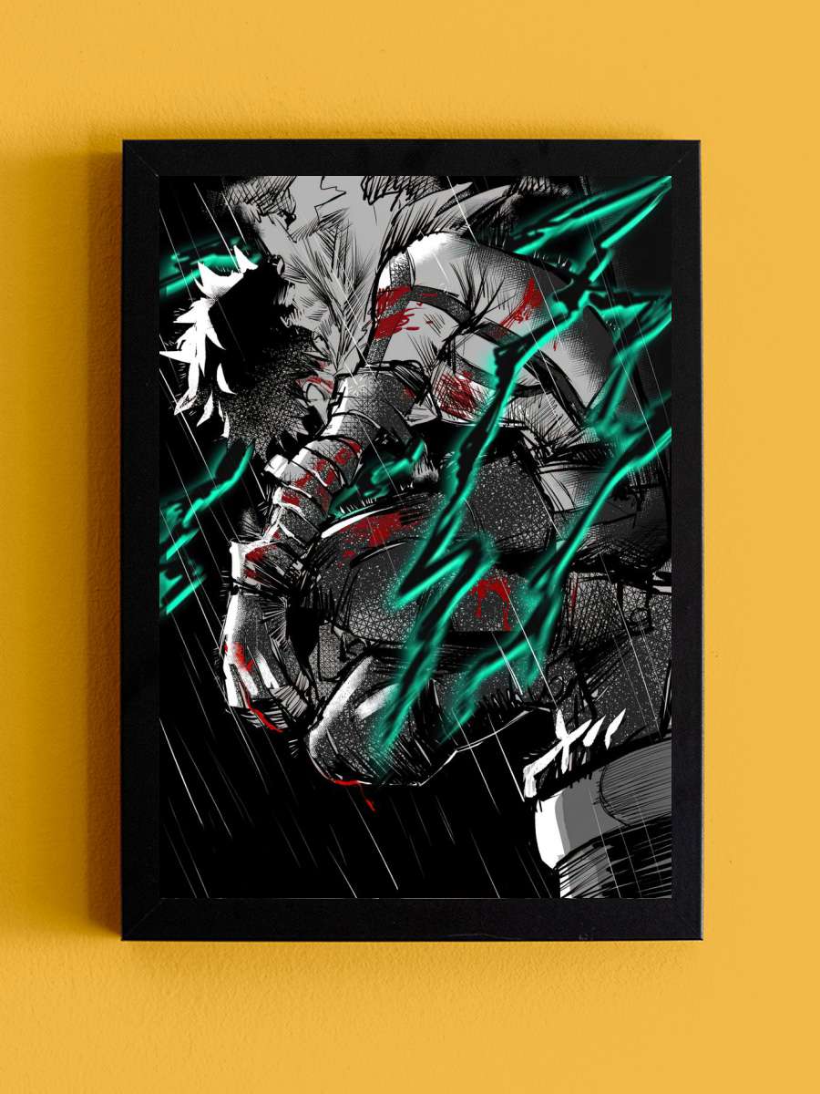 My Hero Academia Anime Tablo Siyah Çerçeveli Yüksek Kalite Anime Duvar Poster Tablo - En İyi Fiyatlarla