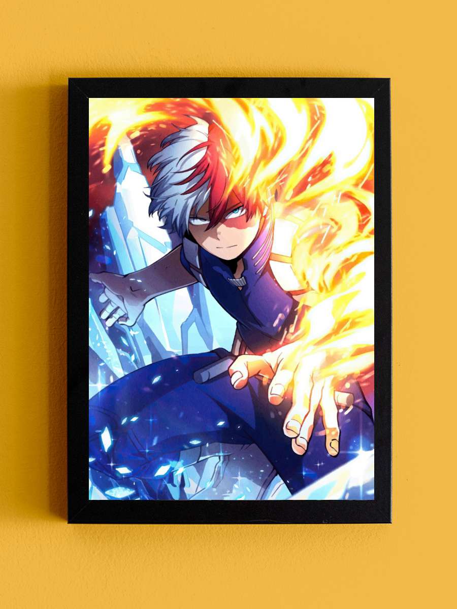 My Hero Academia Anime Tablo Siyah Çerçeveli Yüksek Kalite Anime Duvar Poster Tablo - En İyi Fiyatlarla