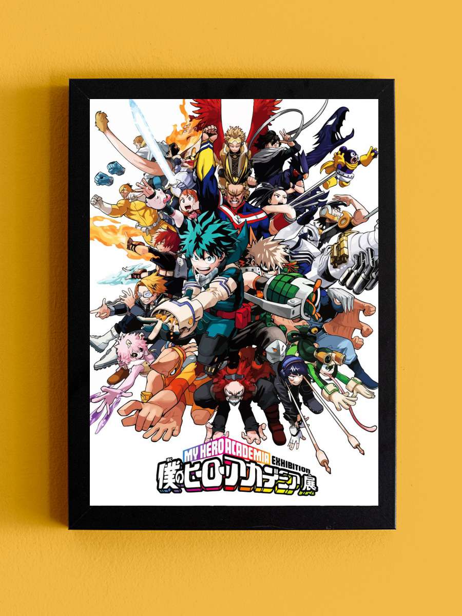 My Hero Academia Anime Tablo Siyah Çerçeveli Yüksek Kalite Anime Duvar Poster Tablo - En İyi Fiyatlarla