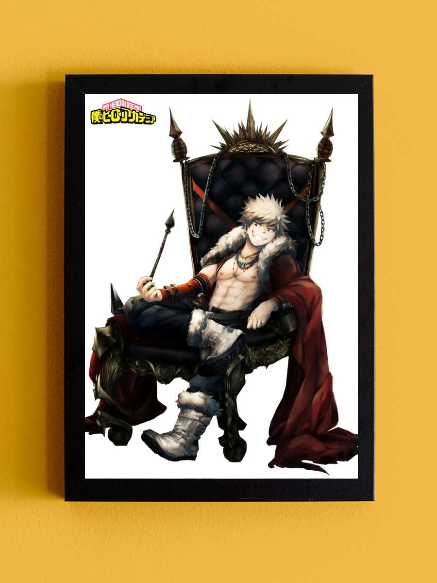 My Hero Academia Anime Tablo Siyah Çerçeveli Yüksek Kalite Anime Duvar Poster Tablo - En İyi Fiyatlarla