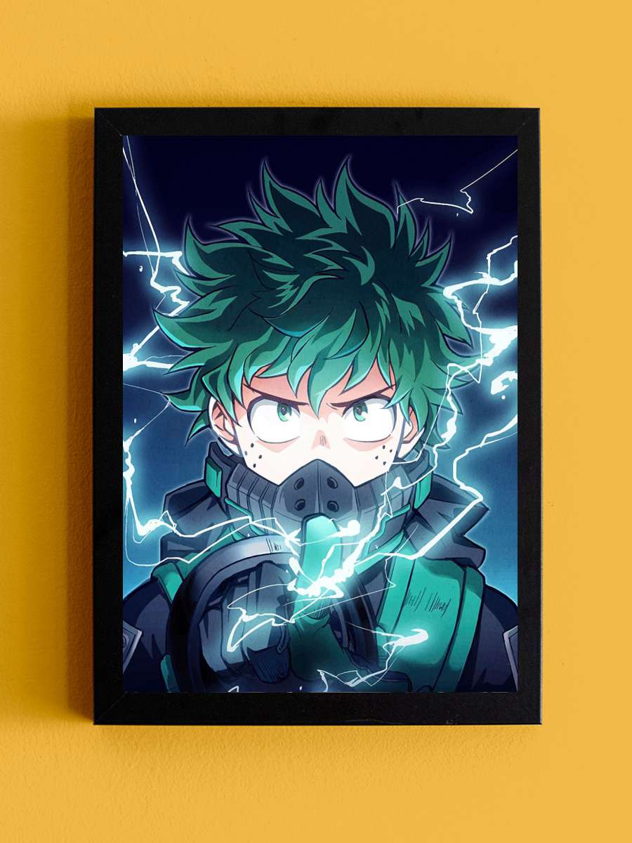 My Hero Academia Anime Tablo Siyah Çerçeveli Yüksek Kalite Anime Duvar Poster Tablo - En İyi Fiyatlarla