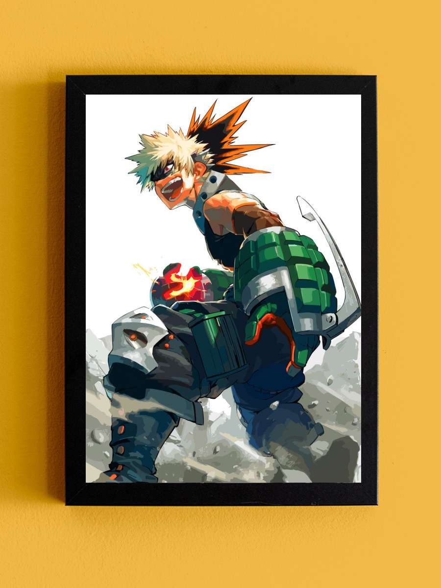 My Hero Academia Anime Tablo Siyah Çerçeveli Yüksek Kalite Anime Duvar Poster Tablo - En İyi Fiyatlarla