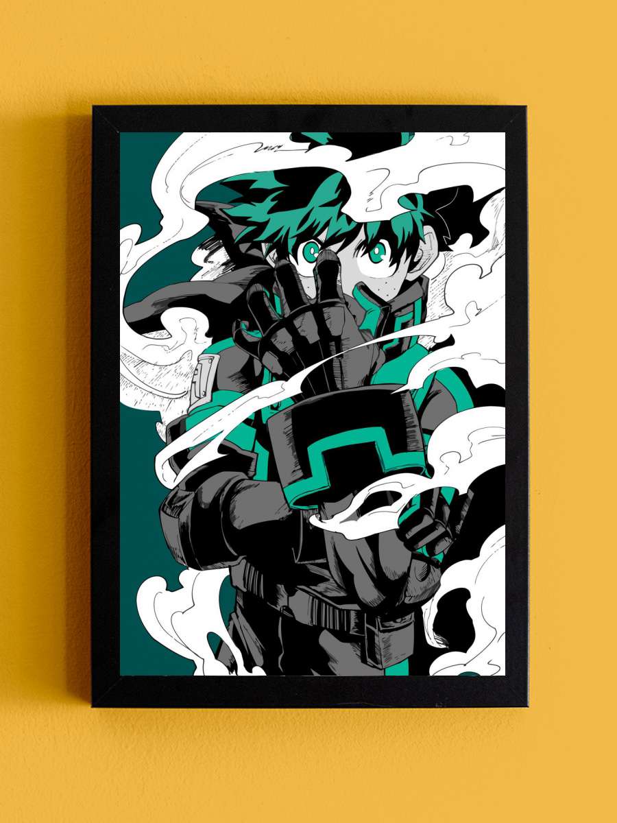 My Hero Academia Anime Tablo Siyah Çerçeveli Yüksek Kalite Anime Duvar Poster Tablo - En İyi Fiyatlarla