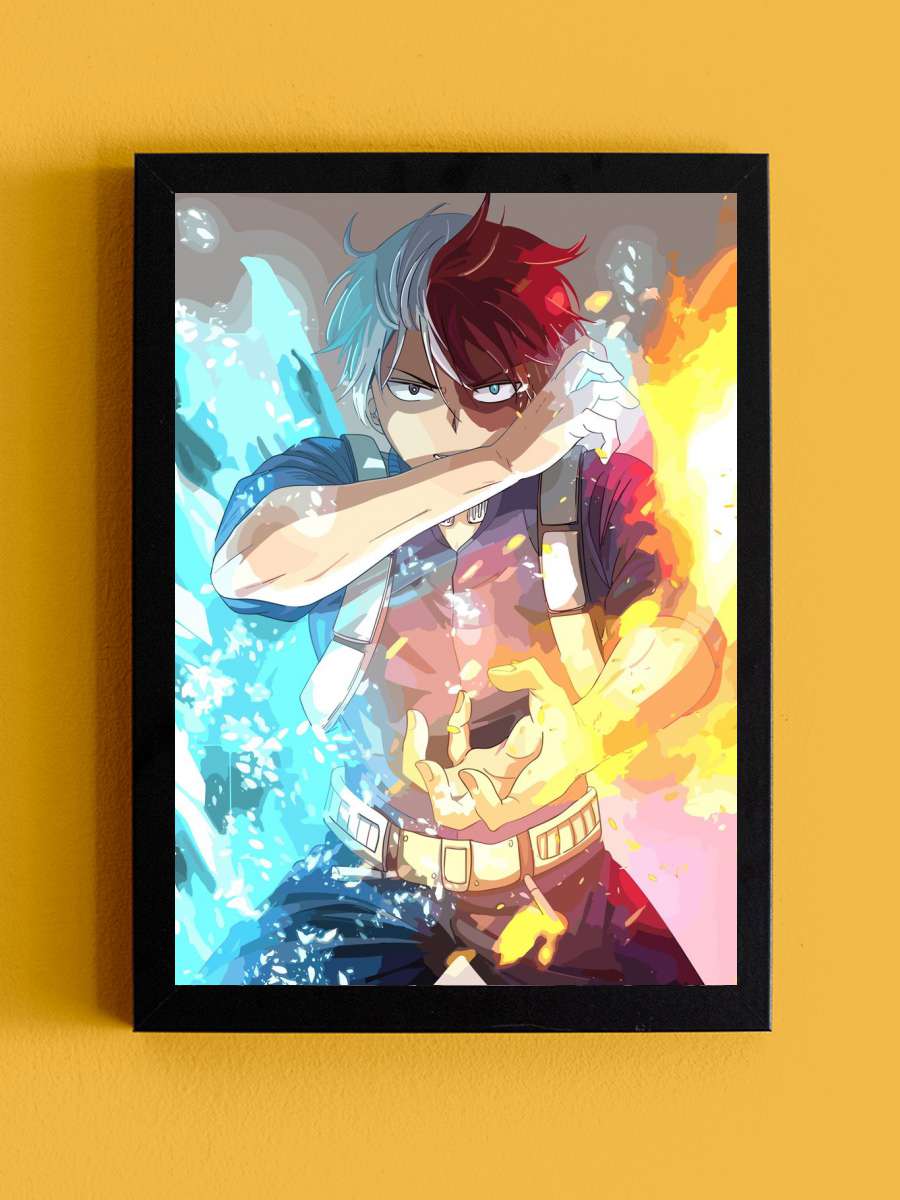 My Hero Academia Anime Tablo Siyah Çerçeveli Yüksek Kalite Anime Duvar Poster Tablo - En İyi Fiyatlarla