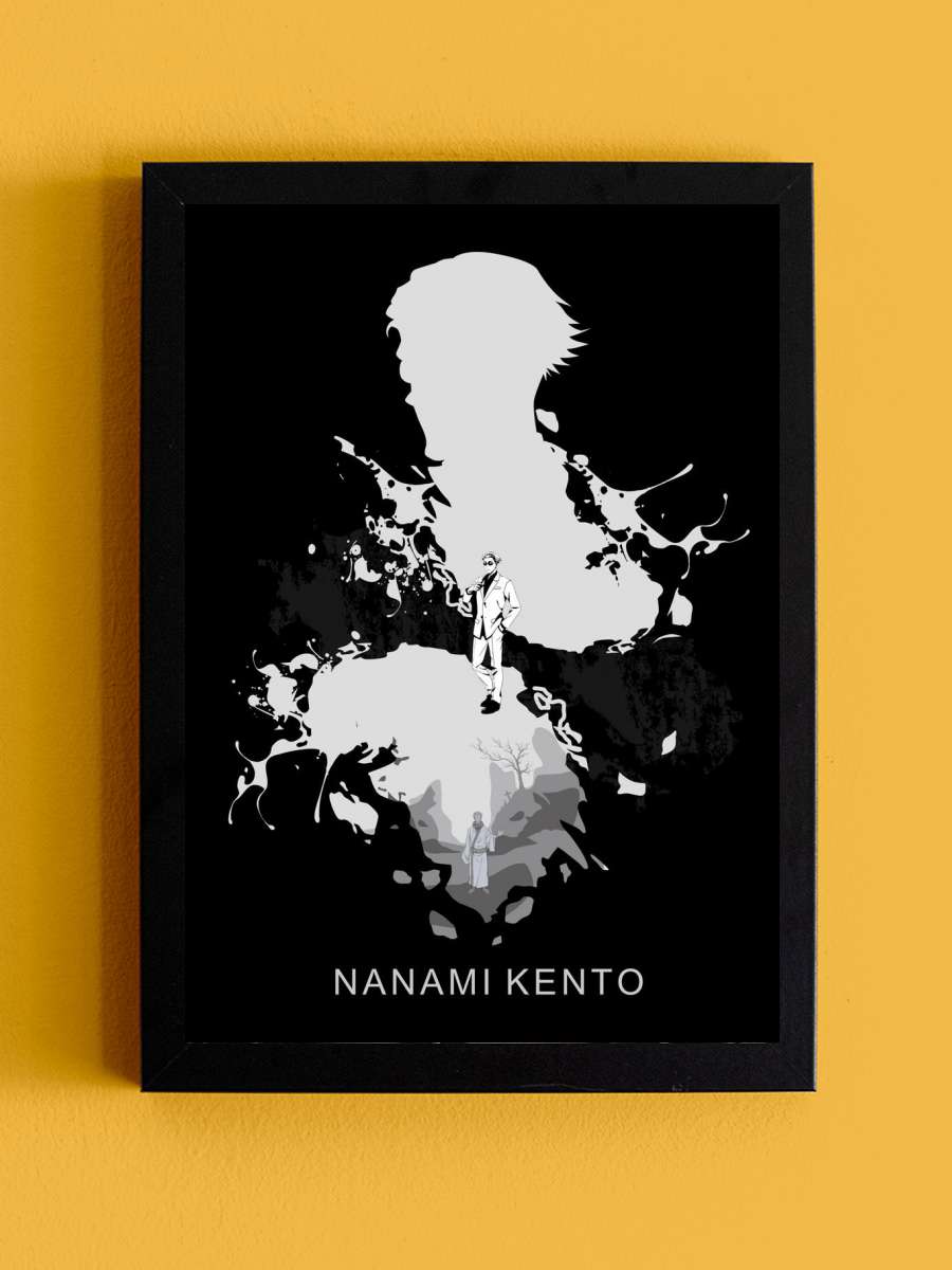 Nanami Jujutsu Kaisen Anime Tablo Siyah Çerçeveli Yüksek Kalite Anime Duvar Poster Tablo - En İyi Fiyatlarla