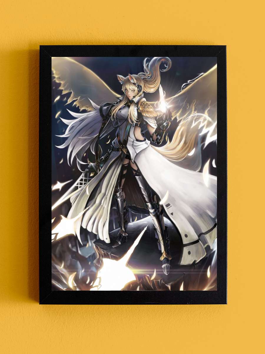 Nearl the Radiant Knight Anime Tablo Siyah Çerçeveli Yüksek Kalite Anime Duvar Poster Tablo - En İyi Fiyatlarla