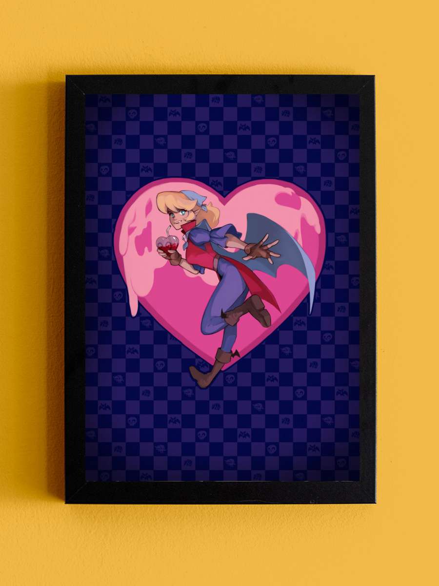 NECRODANCERCADENCE Anime Tablo Siyah Çerçeveli Yüksek Kalite Anime Duvar Poster Tablo - En İyi Fiyatlarla