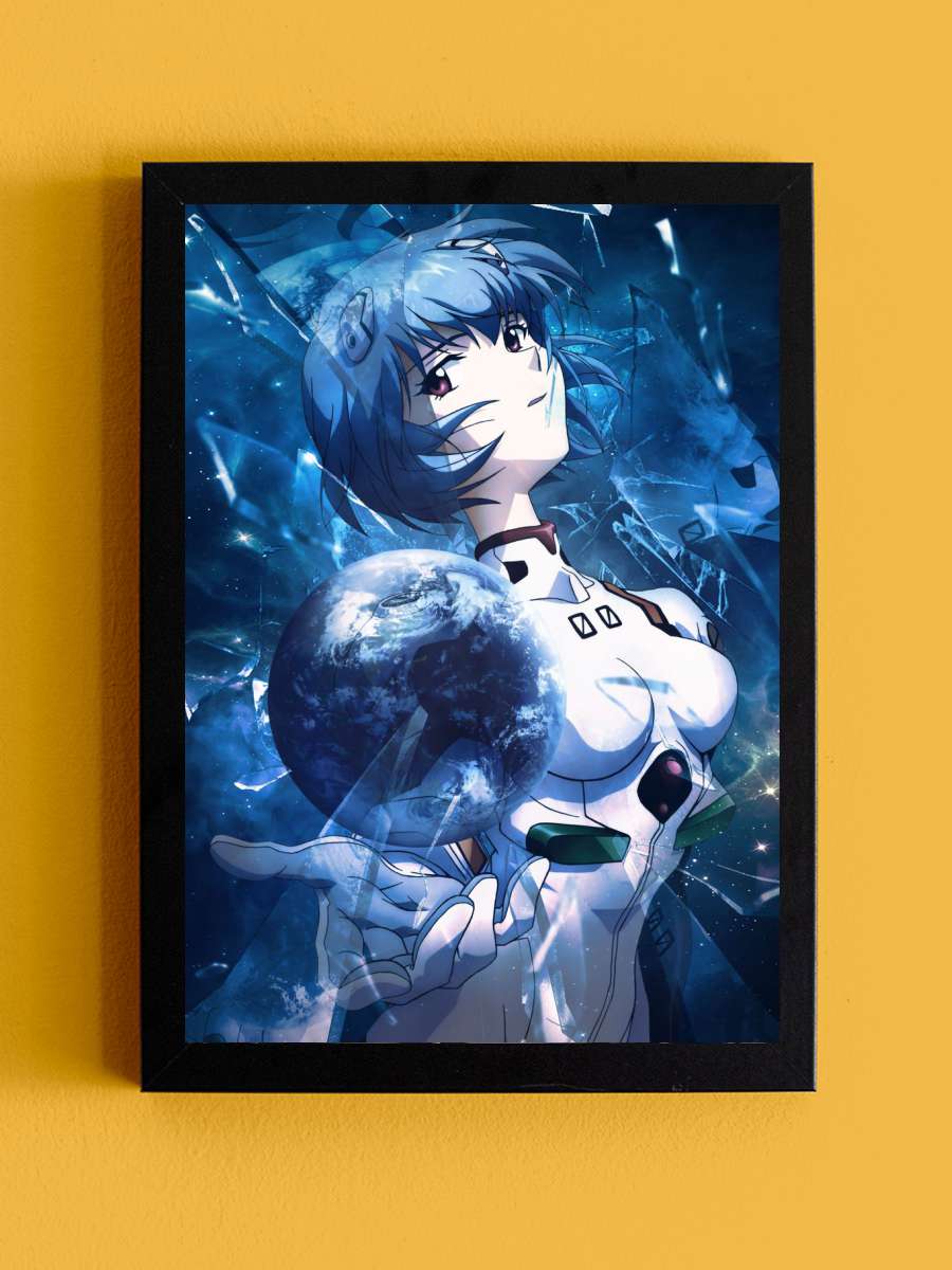 Neon Genesis Evangelion Anime Tablo Siyah Çerçeveli Yüksek Kalite Anime Duvar Poster Tablo - En İyi Fiyatlarla