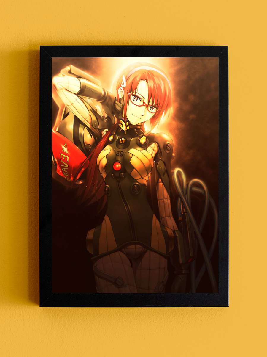 Neon Genesis Evangelion Anime Tablo Siyah Çerçeveli Yüksek Kalite Anime Duvar Poster Tablo - En İyi Fiyatlarla