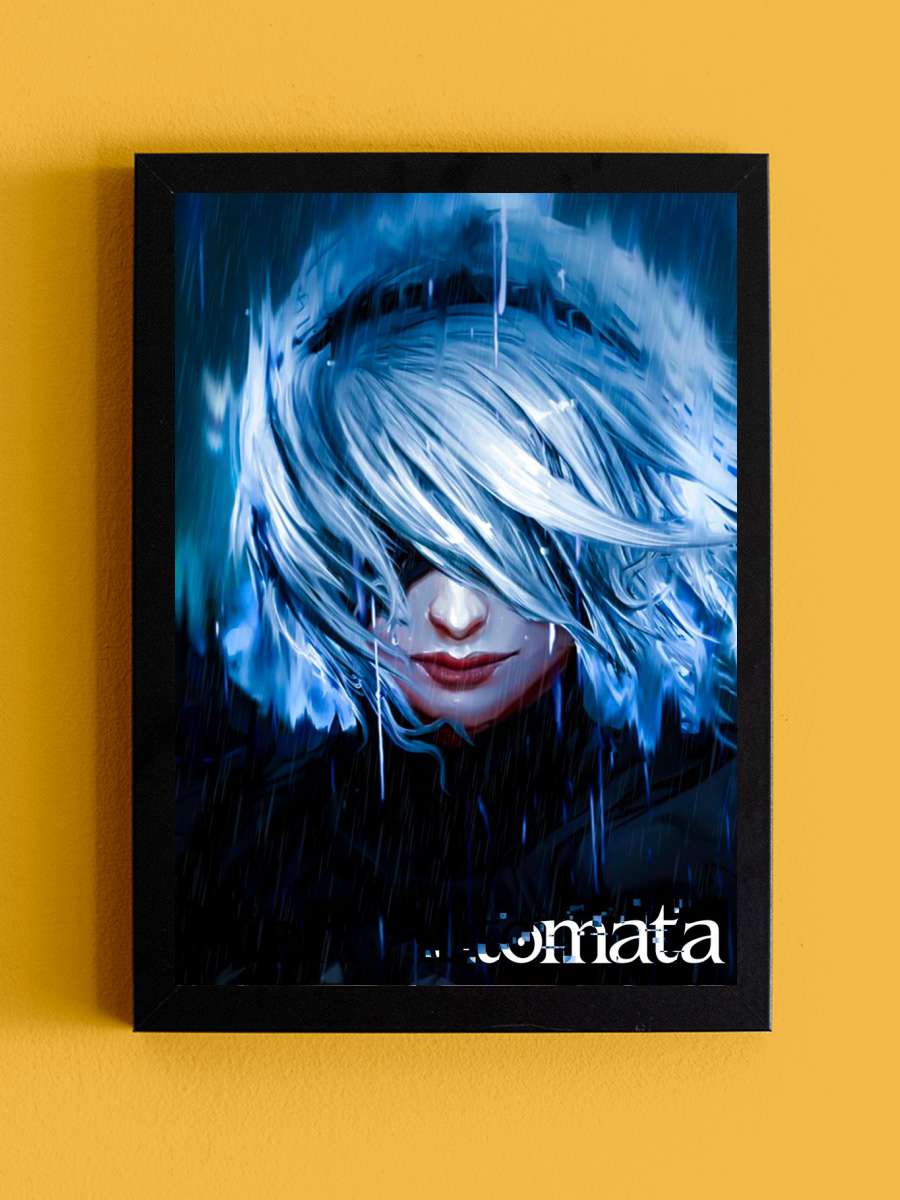 Nierautomata 2B Anime Tablo Siyah Çerçeveli Yüksek Kalite Anime Duvar Poster Tablo - En İyi Fiyatlarla