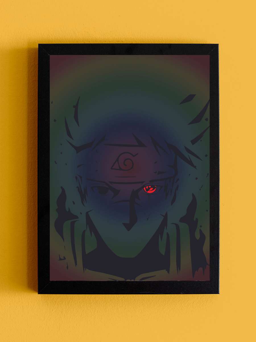 Ninja Anime Tablo Siyah Çerçeveli Yüksek Kalite Anime Duvar Poster Tablo - En İyi Fiyatlarla