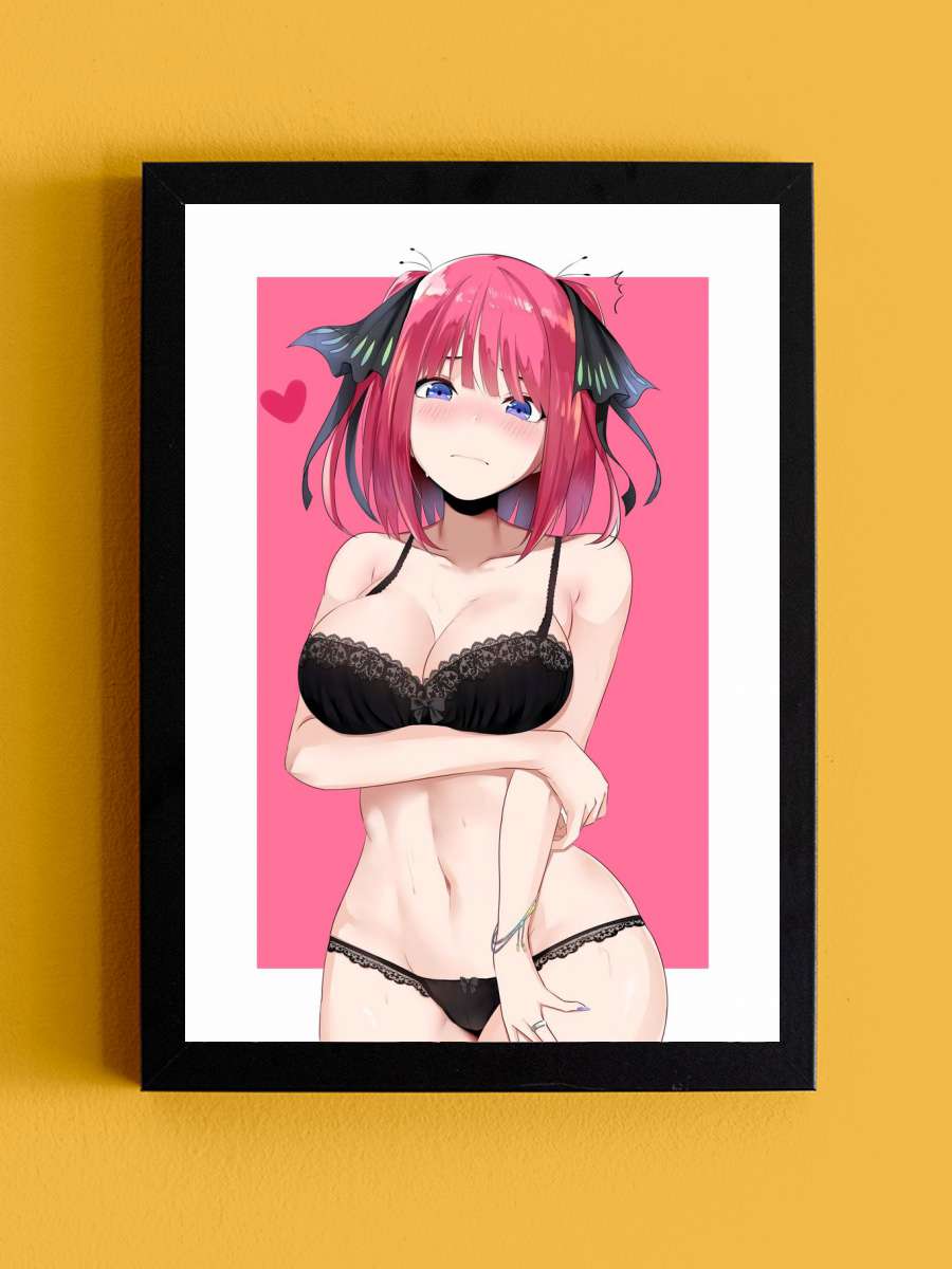 Nino Anime Tablo Siyah Çerçeveli Yüksek Kalite Anime Duvar Poster Tablo - En İyi Fiyatlarla