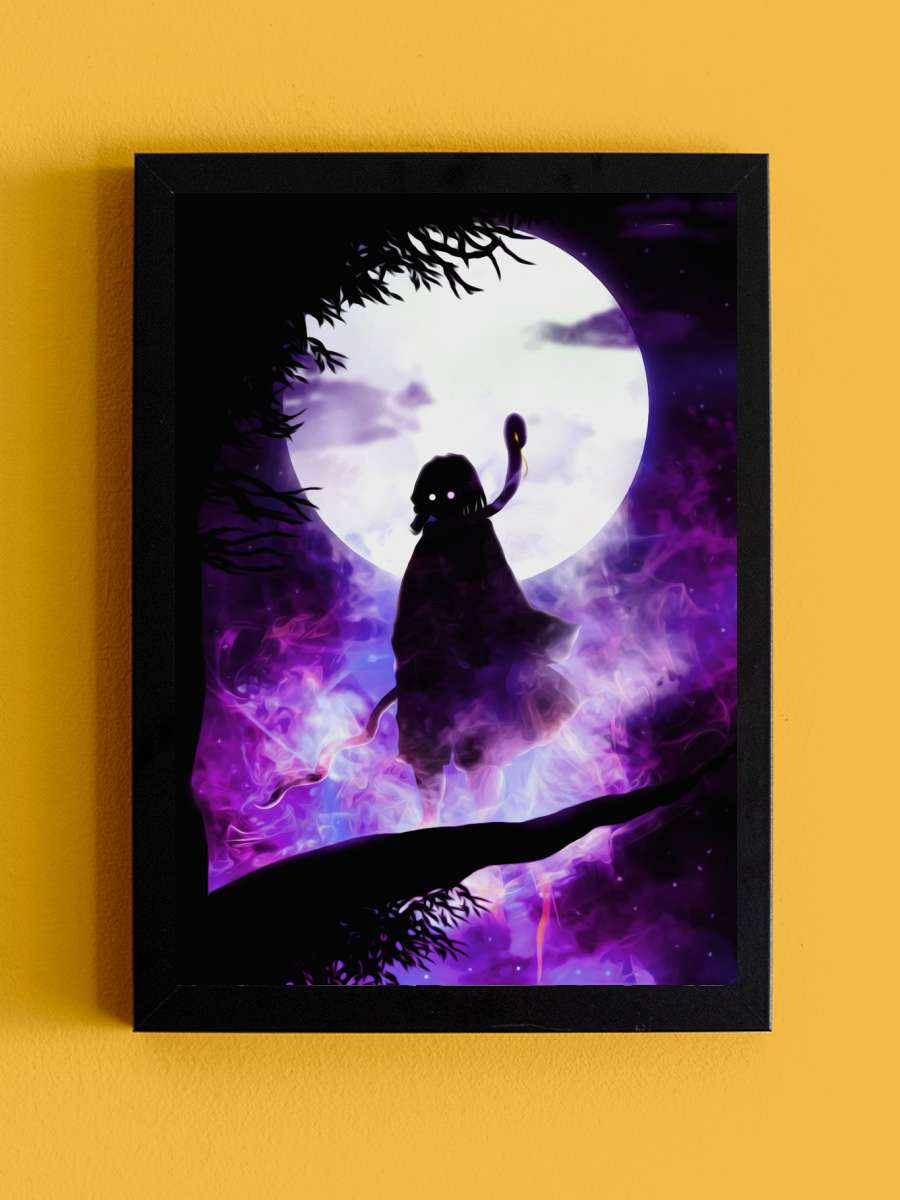 Obanai Iguro Anime Tablo Siyah Çerçeveli Yüksek Kalite Anime Duvar Poster Tablo - En İyi Fiyatlarla