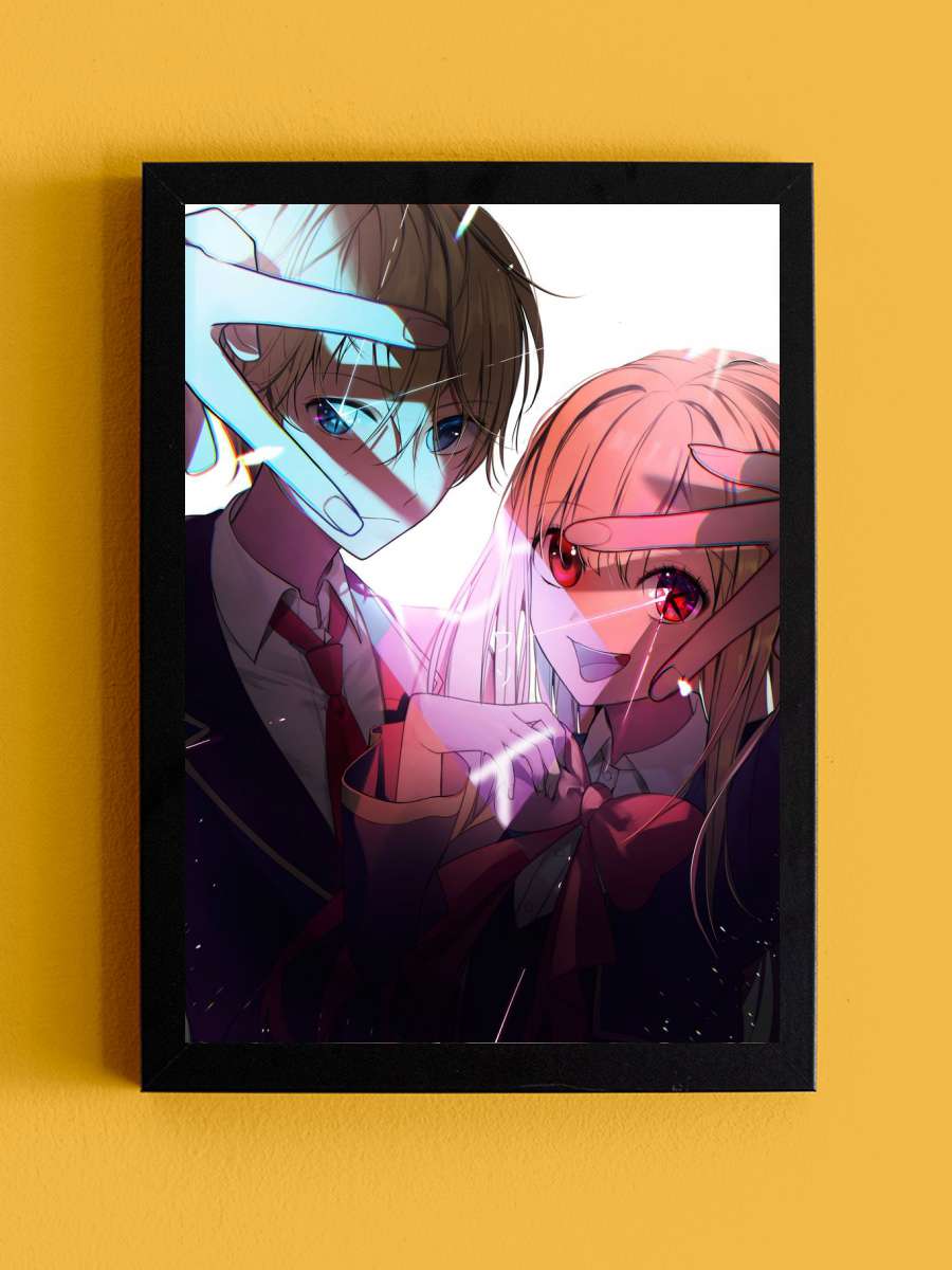 Oshi No ko Anime Tablo Siyah Çerçeveli Yüksek Kalite Anime Duvar Poster Tablo - En İyi Fiyatlarla