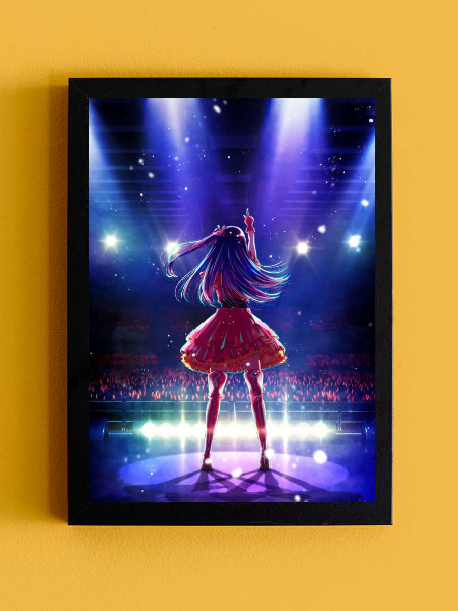 Oshi no ko Anime Tablo Siyah Çerçeveli Yüksek Kalite Anime Duvar Poster Tablo - En İyi Fiyatlarla