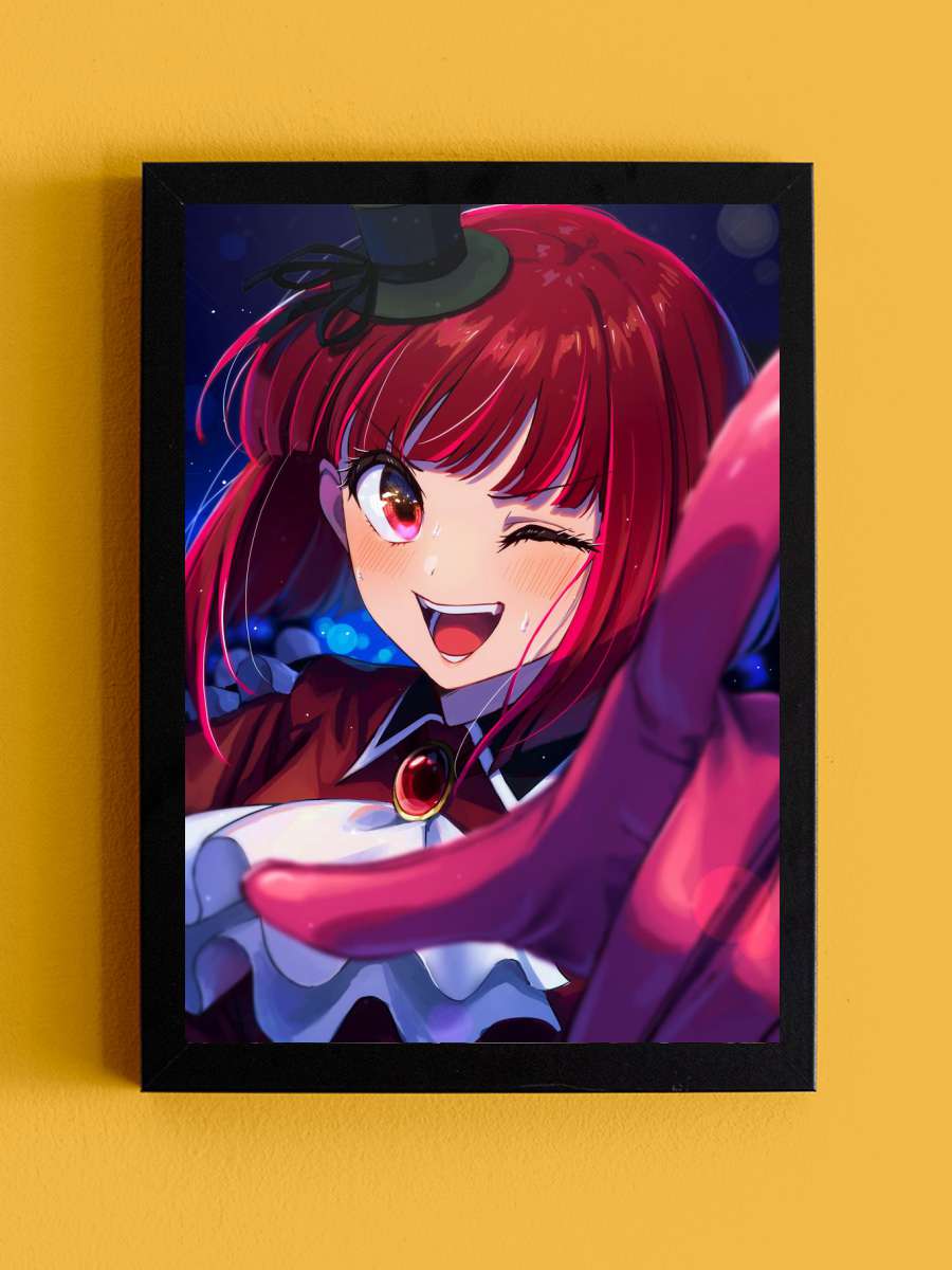 Oshi No ko Anime Tablo Siyah Çerçeveli Yüksek Kalite Anime Duvar Poster Tablo - En İyi Fiyatlarla