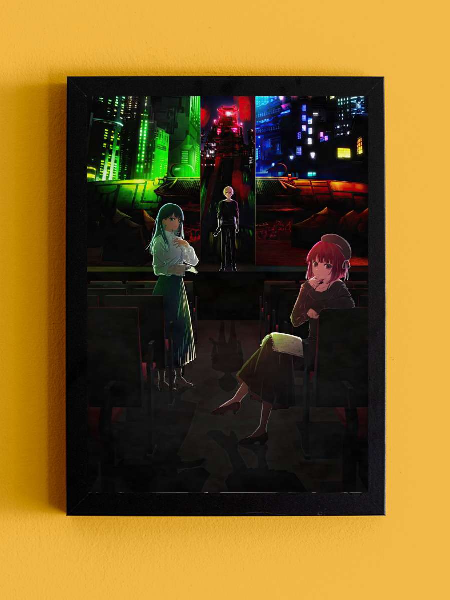 Oshi No ko Anime Tablo Siyah Çerçeveli Yüksek Kalite Anime Duvar Poster Tablo - En İyi Fiyatlarla