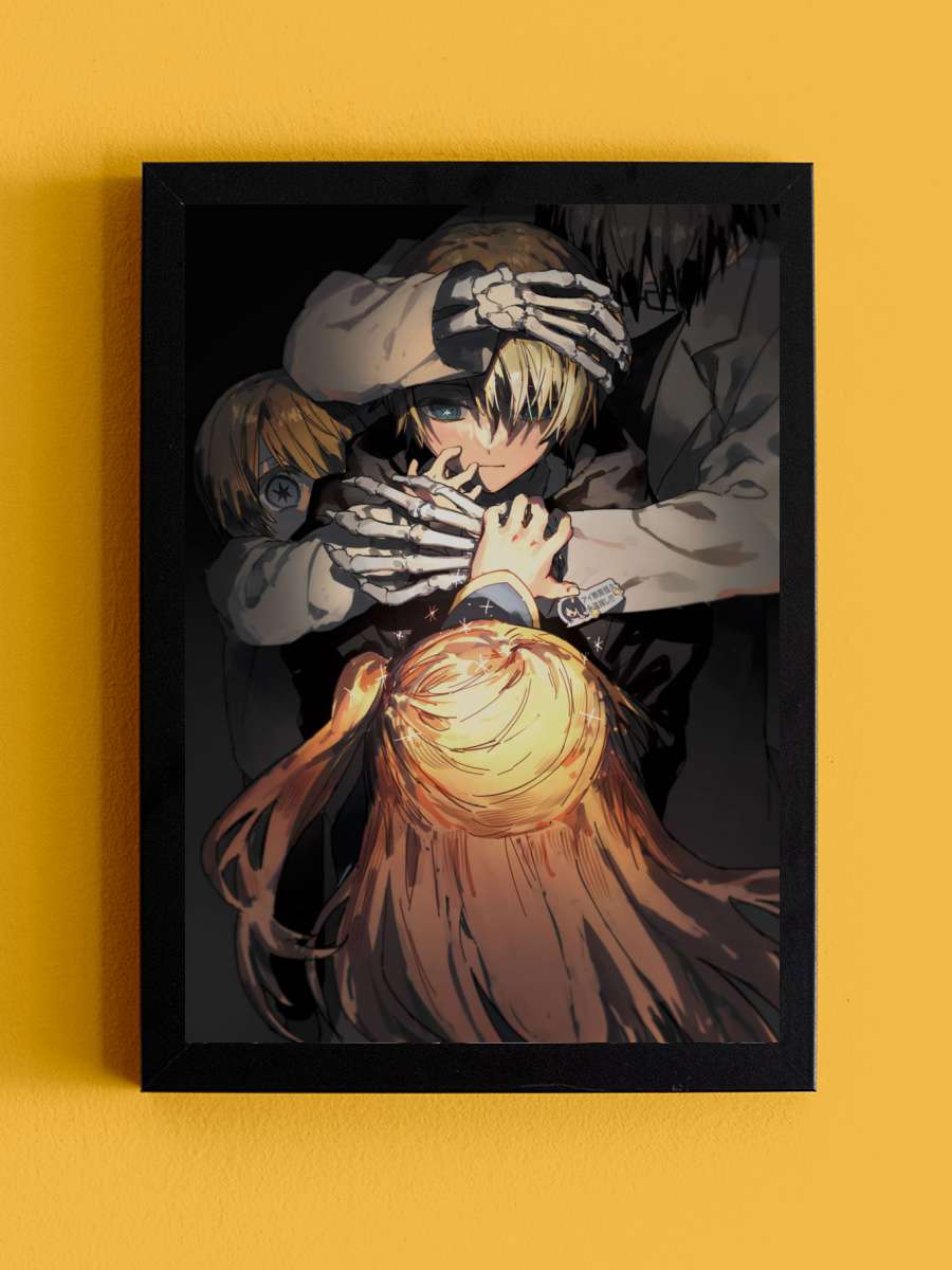 Oshi no Ko Anime Tablo Siyah Çerçeveli Yüksek Kalite Anime Duvar Poster Tablo - En İyi Fiyatlarla