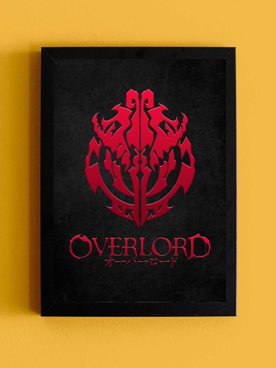 Overlord Art Anime Tablo Siyah Çerçeveli Yüksek Kalite Anime Duvar Poster Tablo - En İyi Fiyatlarla