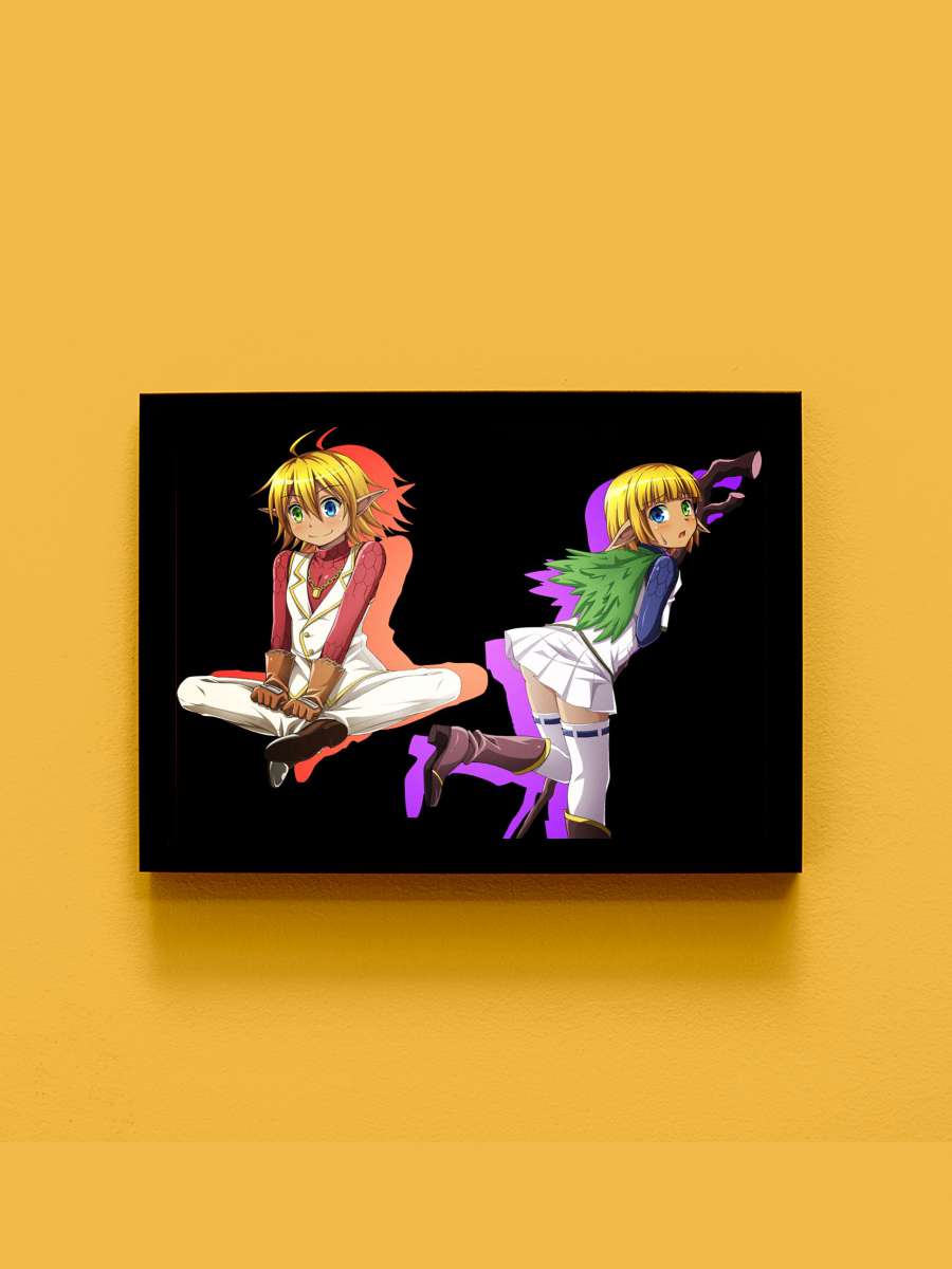 Overlord Mare Bello Fiore  Anime Tablo Siyah Çerçeveli Yüksek Kalite Anime Duvar Poster Tablo - En İyi Fiyatlarla