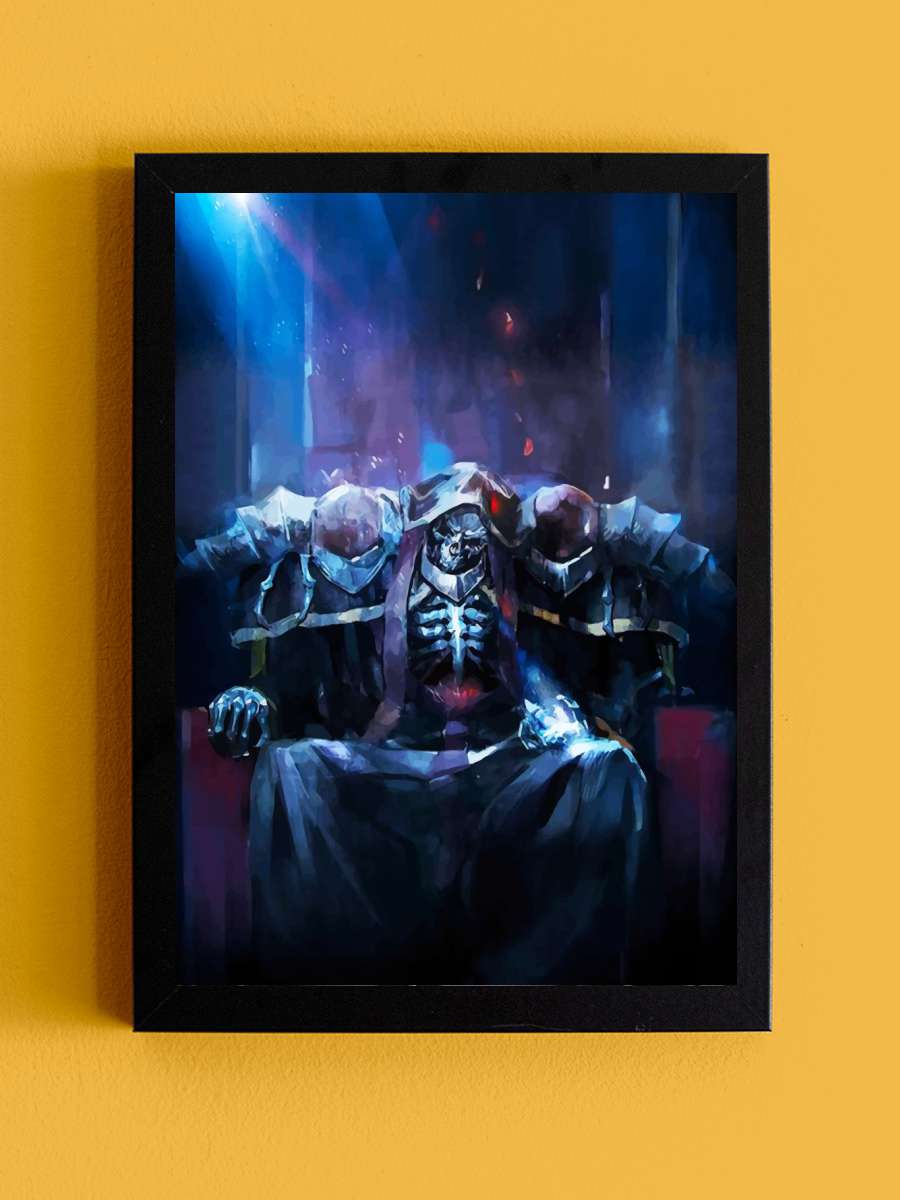 Overlord Anime Tablo Siyah Çerçeveli Yüksek Kalite Anime Duvar Poster Tablo - En İyi Fiyatlarla