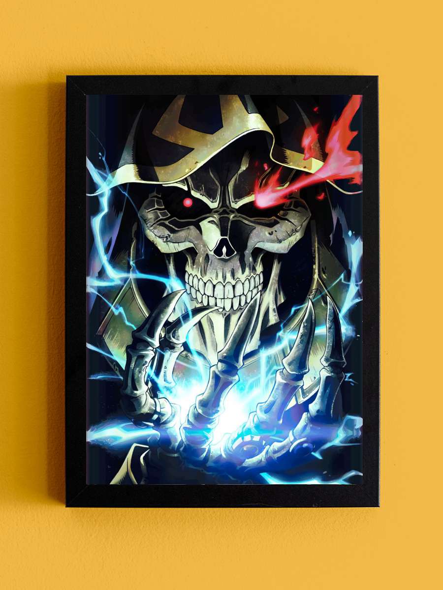 Overlord Anime Tablo Siyah Çerçeveli Yüksek Kalite Anime Duvar Poster Tablo - En İyi Fiyatlarla