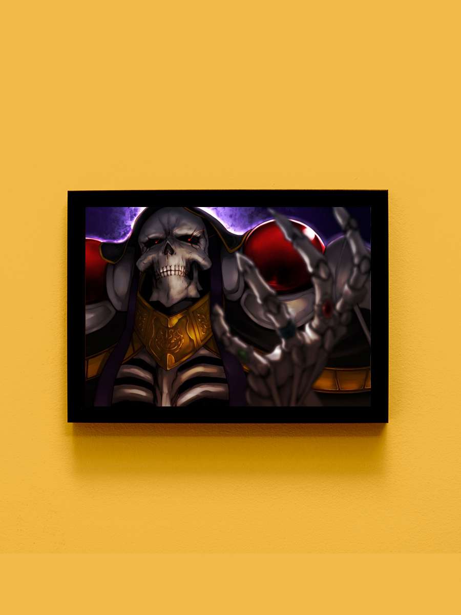 Overlord Anime Tablo Siyah Çerçeveli Yüksek Kalite Anime Duvar Poster Tablo - En İyi Fiyatlarla