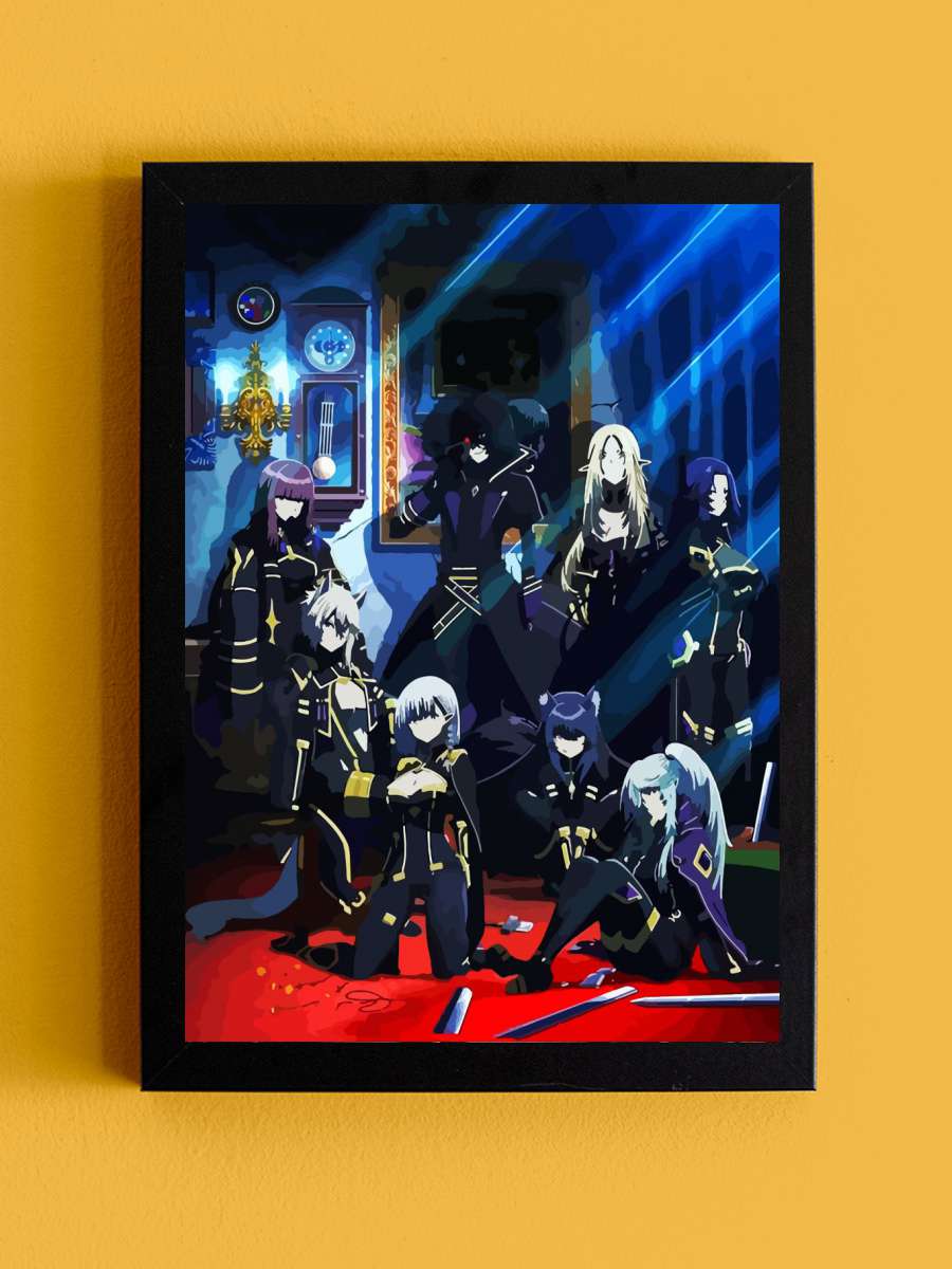 Overlord Anime Tablo Siyah Çerçeveli Yüksek Kalite Anime Duvar Poster Tablo - En İyi Fiyatlarla