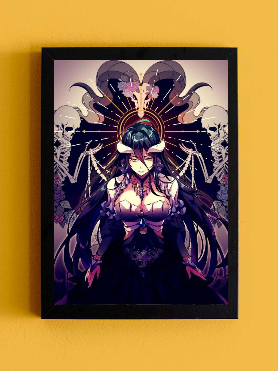 Overlord Anime Tablo Siyah Çerçeveli Yüksek Kalite Anime Duvar Poster Tablo - En İyi Fiyatlarla