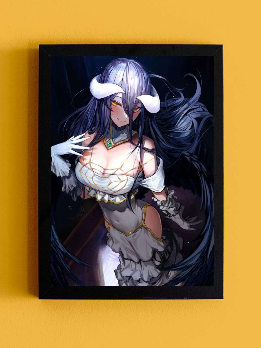 overlord Anime Tablo Siyah Çerçeveli Yüksek Kalite Anime Duvar Poster Tablo - En İyi Fiyatlarla