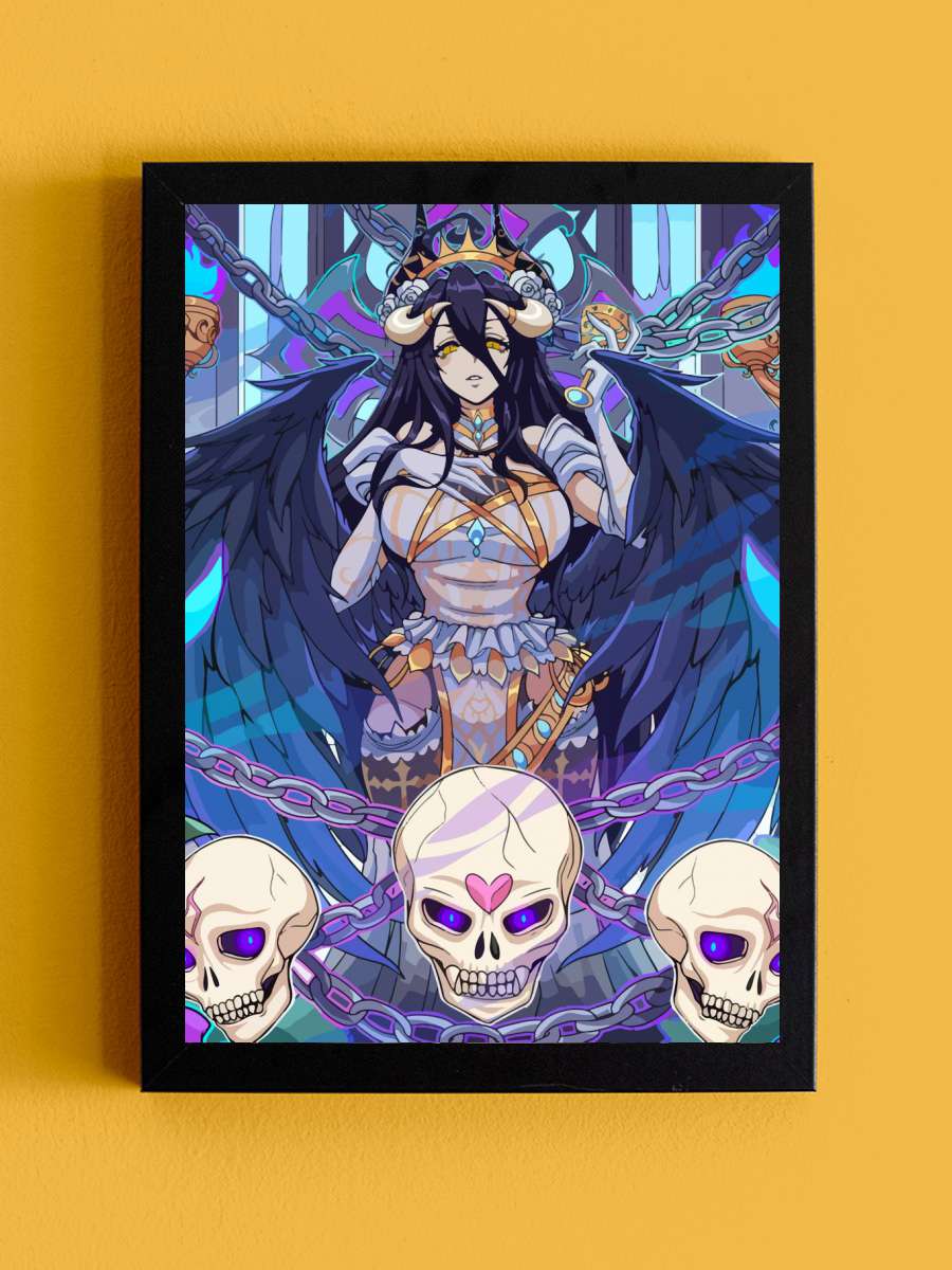 Overlord Anime Tablo Siyah Çerçeveli Yüksek Kalite Anime Duvar Poster Tablo - En İyi Fiyatlarla