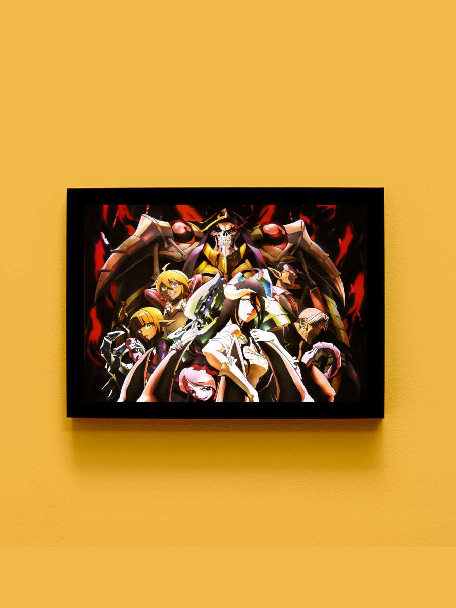 Overlord Sebas Tian Mare B Anime Tablo Siyah Çerçeveli Yüksek Kalite Anime Duvar Poster Tablo - En İyi Fiyatlarla