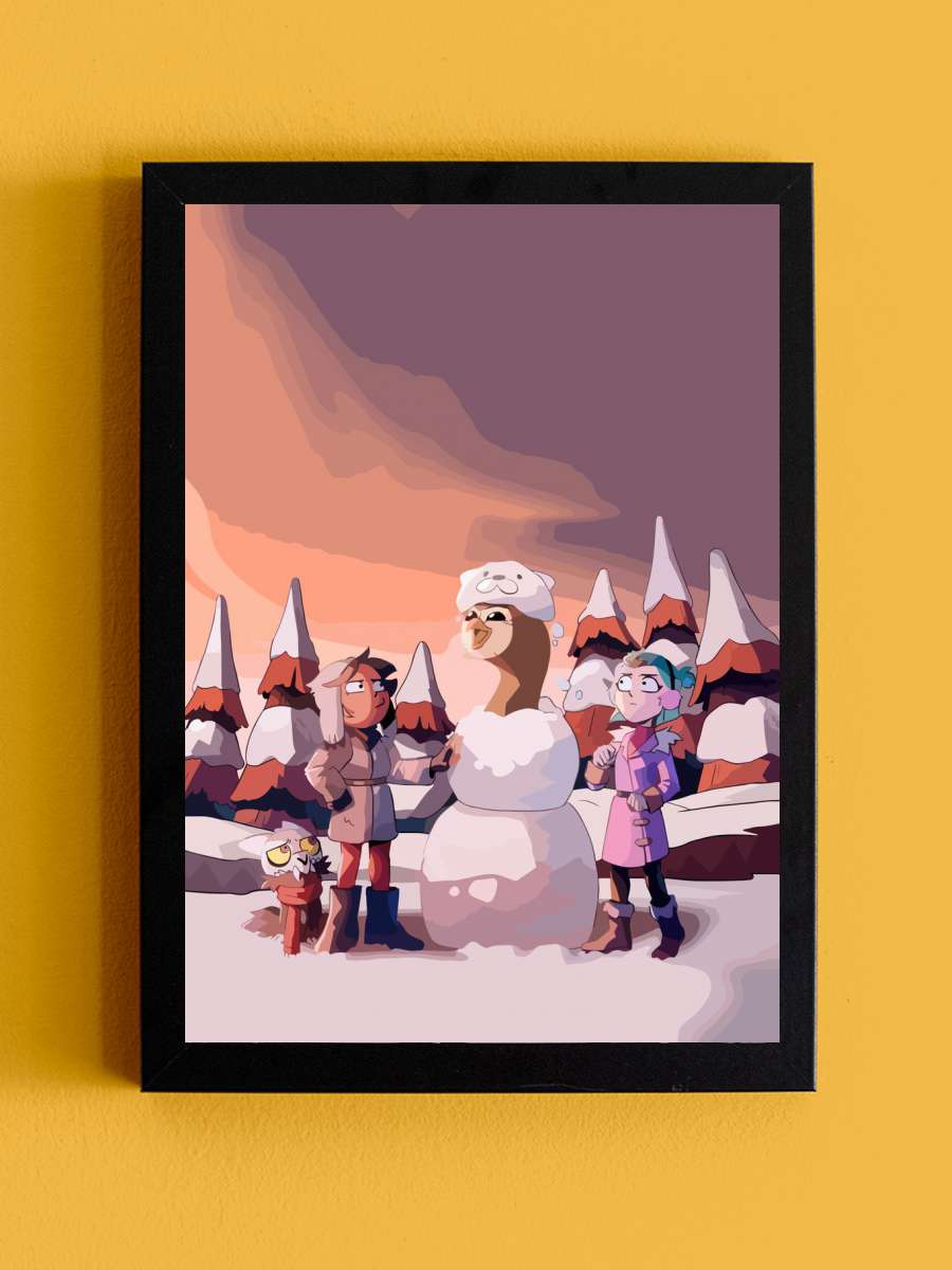 owl house Anime Tablo Siyah Çerçeveli Yüksek Kalite Anime Duvar Poster Tablo - En İyi Fiyatlarla