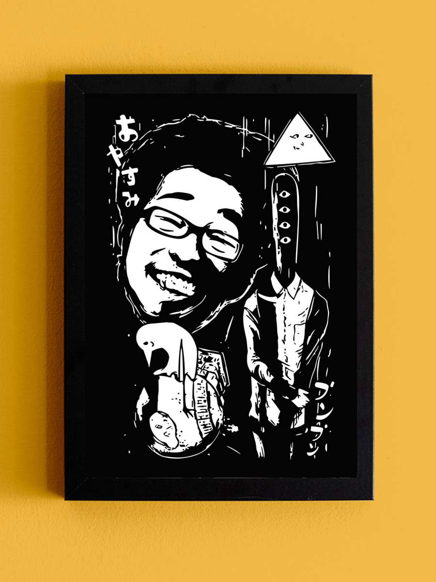 Oyasumi Goodnight Punpun Anime Tablo Siyah Çerçeveli Yüksek Kalite Anime Duvar Poster Tablo - En İyi Fiyatlarla