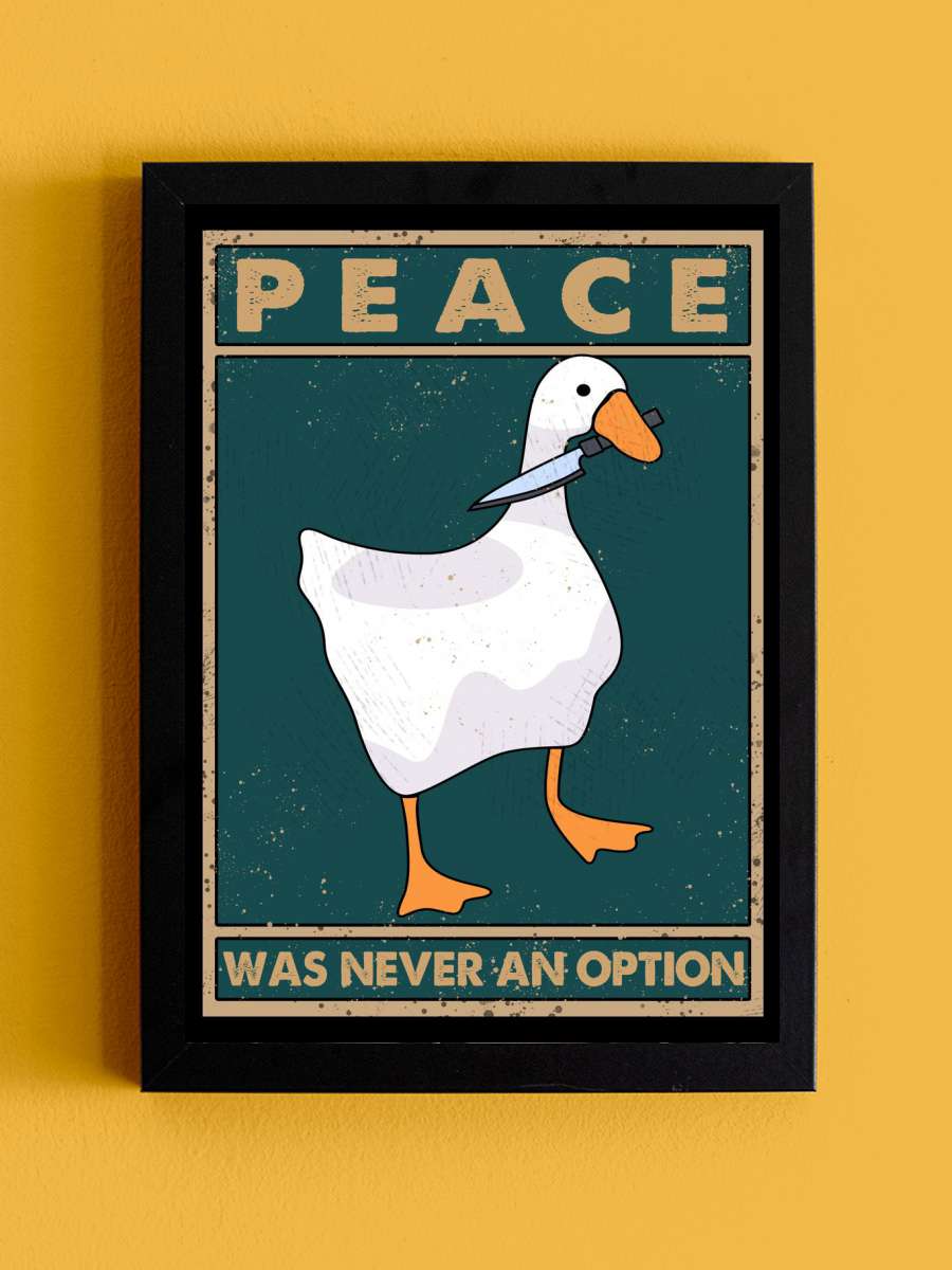 Peace Was Never An Option Anime Tablo Siyah Çerçeveli Yüksek Kalite Anime Duvar Poster Tablo - En İyi Fiyatlarla