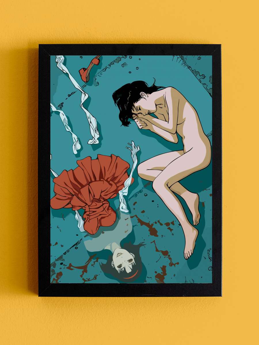 Perfect Blue Anime Tablo Siyah Çerçeveli Yüksek Kalite Anime Duvar Poster Tablo - En İyi Fiyatlarla